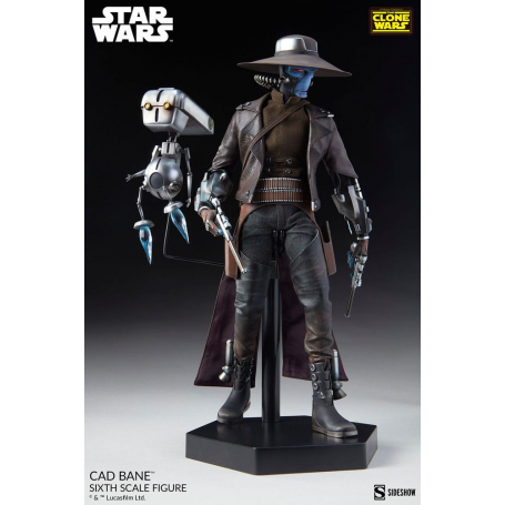 355€ Star Wars The Clone Wars Figura 1/6 Cad Bane 32 cm