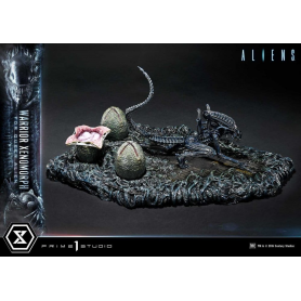 629€ Aliens (Film) Ultimate Diorama Masterline Estatua Warrior Xenomorph for Queen Alien 23 cm