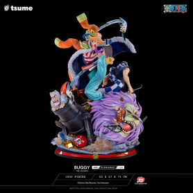 1929€ One Piece Figura 1/4 HQS Dioramax Buggy the Clown