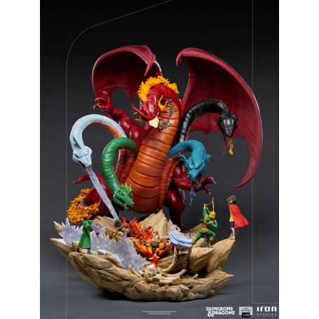 Dragones y mazmorras Estatua 1/20 Demi Art Scale Tiamat Battle 56 cm