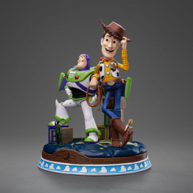 Toy Story Estatua 1/10 Deluxe Art Scale Buzz & Woody 38 cm
