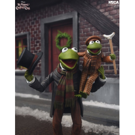 62€ Los Muppets en Cuento de Navidad Ultimate pack de 2 Figuras Kermit as Bob Cratchit & Robin as Tiny Tim 18 cm