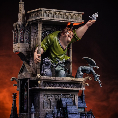 919€ El Jorobado de Notre Dame Estatua 1/10 Art Scale Quasimodo 37 cm