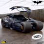 Batman 1989 Vehículo Super Cyborg Batmobile Tumbler (Full Color) 33 cm