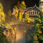 915€ El Señor de los Anillos Diorama Rivendell Open Edition 28 cm