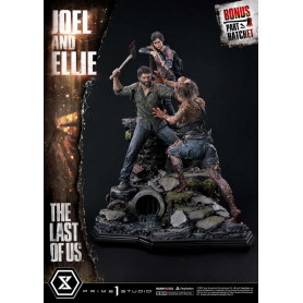 The Last of Us Part I Estatua Ultimate Premium Masterline Joel & Ellie Deluxe Bonus Version (The Last of Us Part I) 73 cm