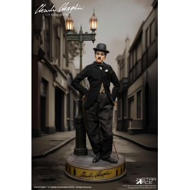 465€ Charlie Chaplin Estatua 1/4 Deluxe Version 50 cm
