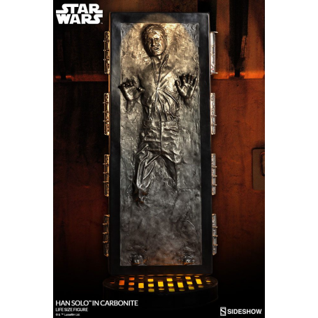 9849€ Star Wars Estatua tamaño real Han Solo en Carbonita 231 cm