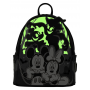 Mickey & Minnie by Loungefly Mochila Mini Ghost Light Up Glow