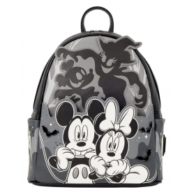 Mickey & Minnie by Loungefly Mochila Mini Ghost Light Up Glow