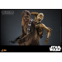 Star Wars Episode V Figura Movie Masterpiece 1/6 Chewbacca with Disassembled C-3PO 36 cm