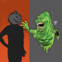 Ghostbusters Placa Mural Wall Slimer