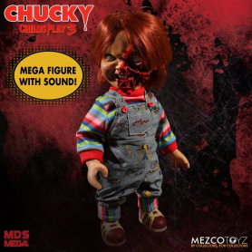 109€ Chucky el muñeco diabólico 3 Muñeca Parlante Designer Series Pizza Face Chucky 38 cm