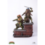 1599€ Tortugas Ninja Estatua 1/6 Movie Diorama 51 cm