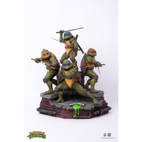 1599€ Tortugas Ninja Estatua 1/6 Movie Diorama 51 cm