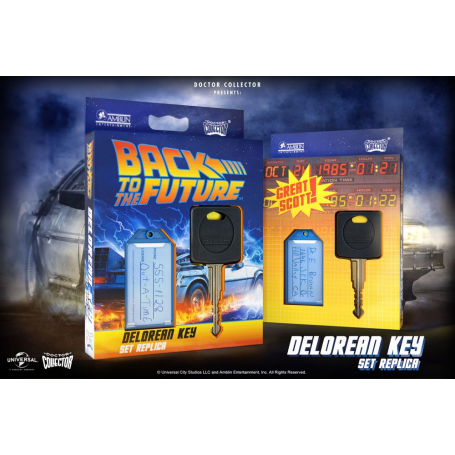 REGRESO AL FUTURO Replica 1/1 Llave de DeLorean